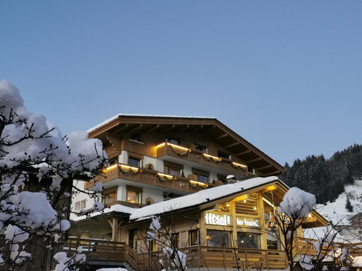 Hotel-Chalet Les Ecureuils Restaurant, Piscine, Garage Le Grand-Bornand Eksteriør billede