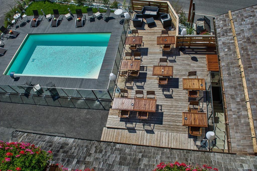 Hotel-Chalet Les Ecureuils Restaurant, Piscine, Garage Le Grand-Bornand Eksteriør billede